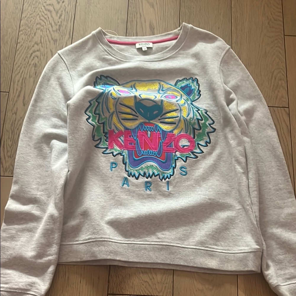 Kenzo Gray Tiger Sweatshirt